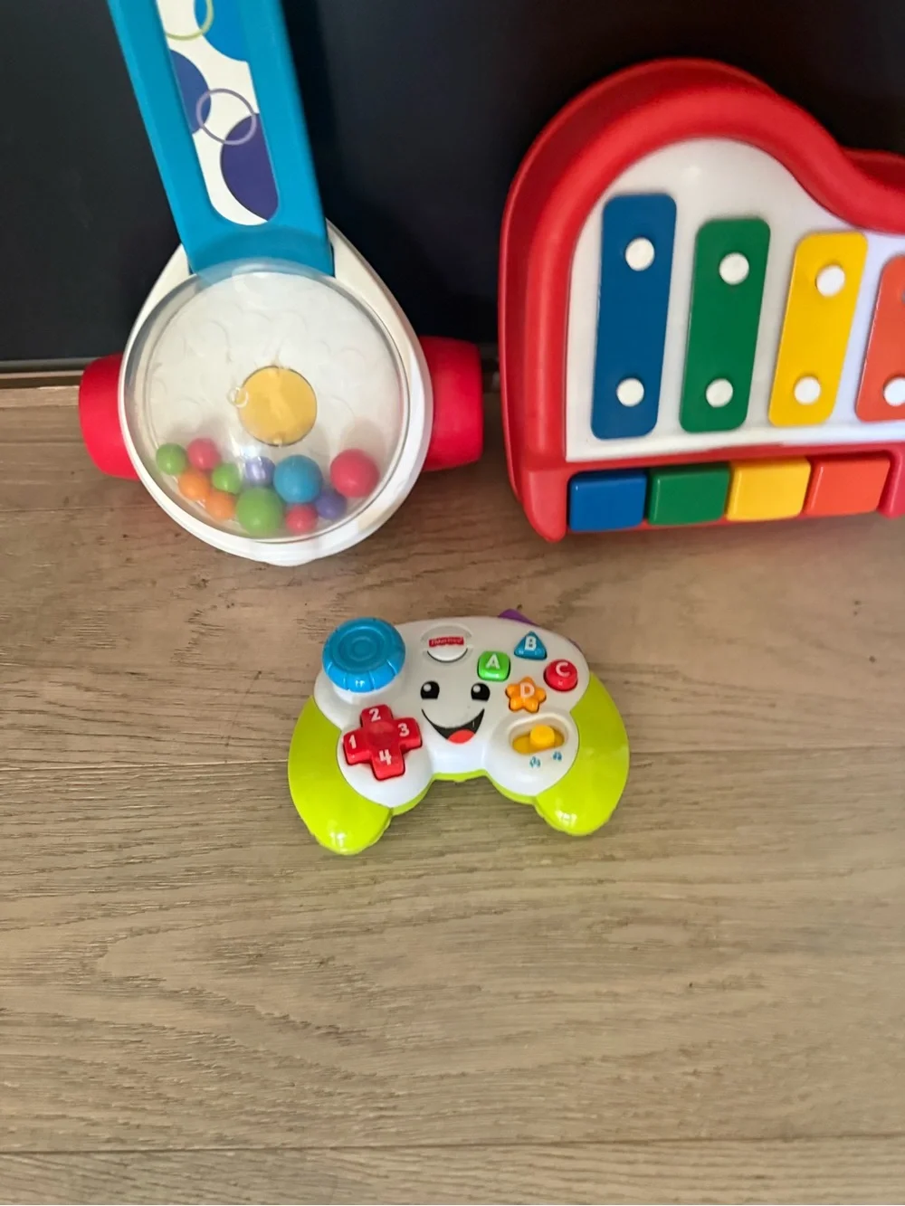 Fisher-Price Bright Red, Blue, Yellow & Green Musical Learning Toy Set
